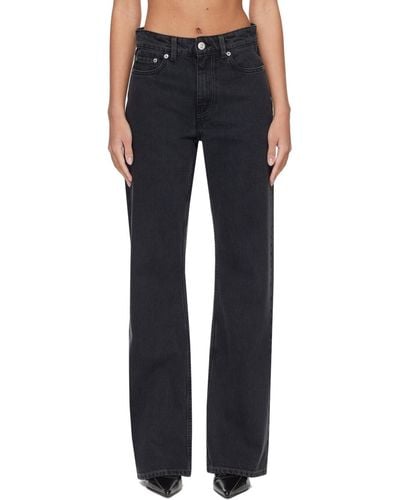 Our Legacy Black Boot Cut Jeans - Blue