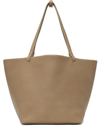 The Row Taupe 'park Tote Three' Tote - Natural