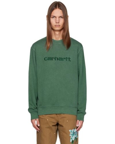 Carhartt Green Duster Sweatshirt