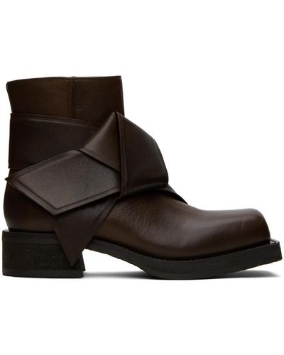 Acne Studios Brown Musubli Boots - Black