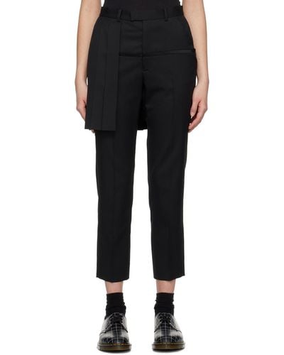 Undercover Pleated Pants - Black