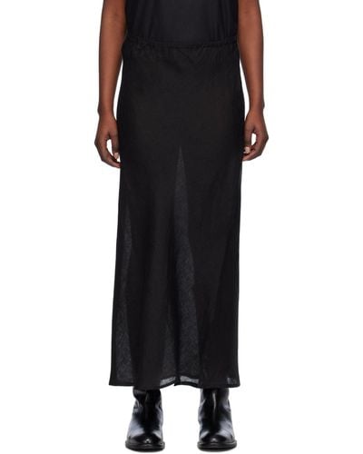 Baserange Dydine Maxi Skirt - Black