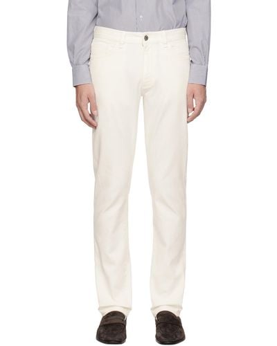 Zegna Patch Jeans - White