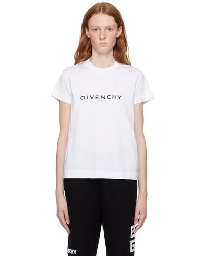 Givenchy ホワイト Reverse Tシャツ