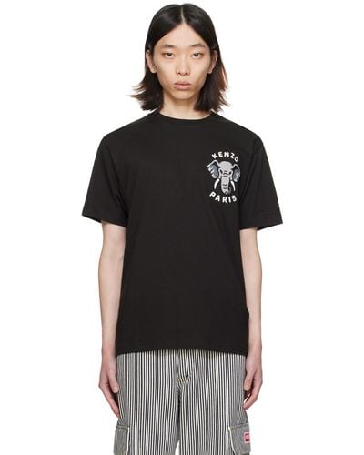 KENZO Paris Elephant Tシャツ - ブラック