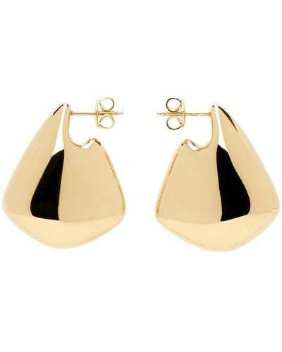 Bottega Veneta Small Fin Earrings - Black