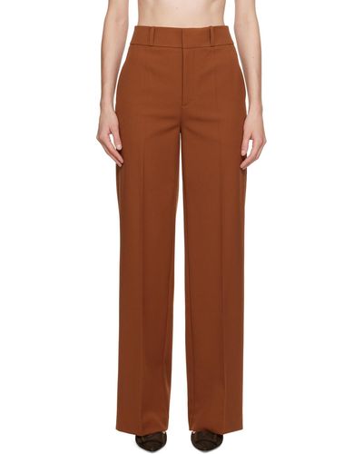 FRAME 'the Relaxed' Trousers - Brown