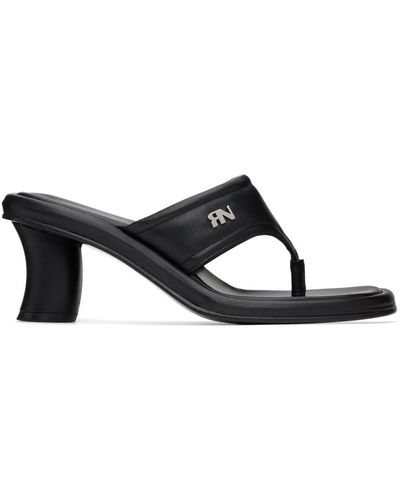 Reike Nen Padded Heeled Sandals - Black