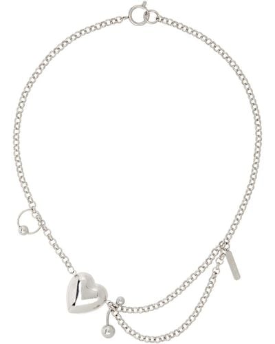 Justine Clenquet Curtis Necklace - White