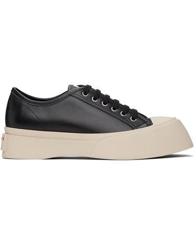 Marni Nappa Leather Pablo Sneakers - Black