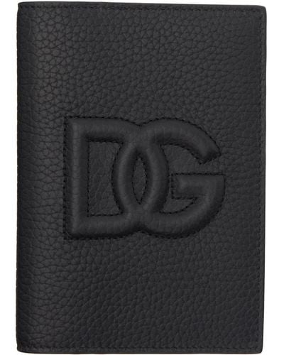 Dolce & Gabbana Dg ロゴ パスポートケース - ブラック
