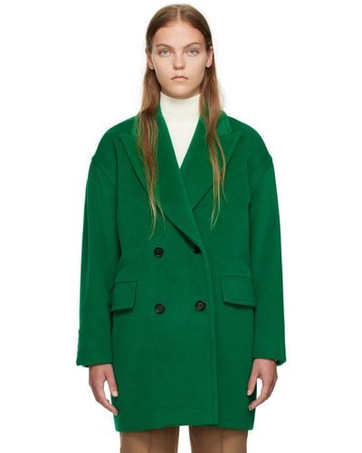 Max Mara Green Oversized Jacket
