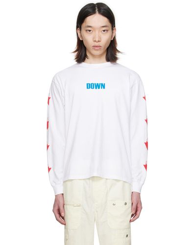 Undercover Printed Long Sleeve T-shirt - White