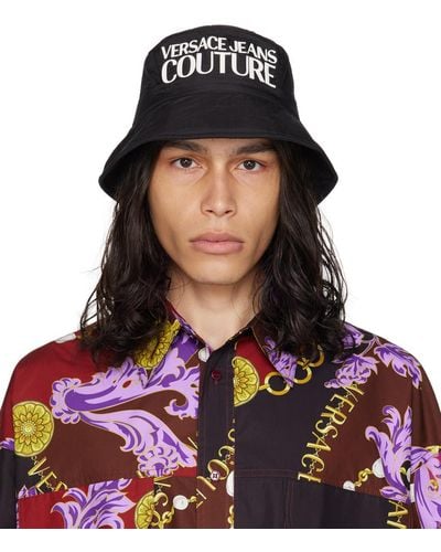 Versace Jeans Couture ロゴ バケットハット - パープル