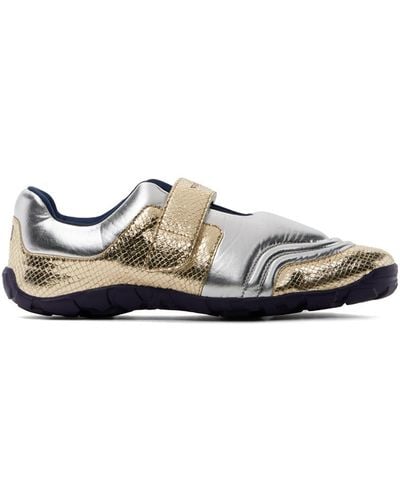 Wales Bonner Silver & Gold Jewel Sneakers - Black