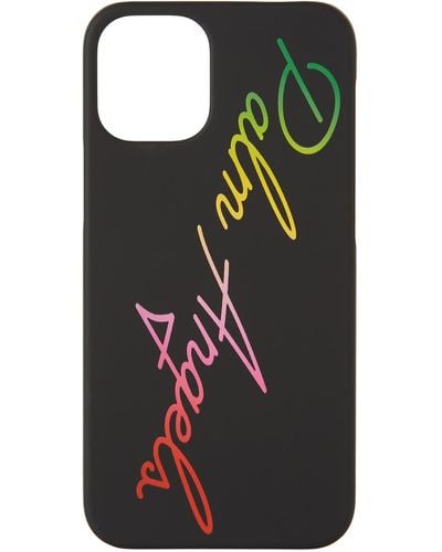 Palm Angels Miami Logo Iphone 12 Mini Case - Black