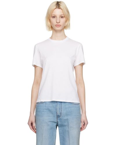 The Row T-shirt wesler blanc