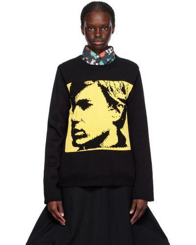Comme des Garçons Andy Warholコレクション セーター - ブラック