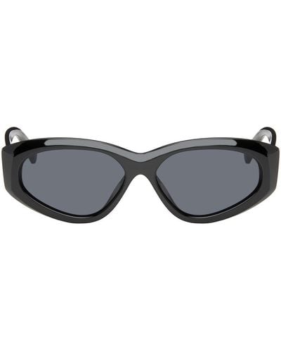 Le Specs Under Wraps Sunglasses - Black