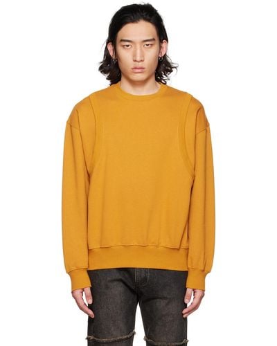 DRAE Ssense Exclusive Embroide Sweatshirt - Orange