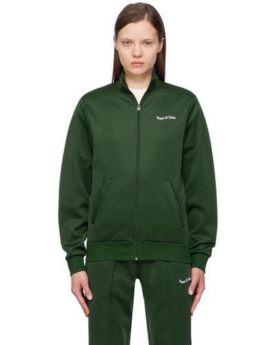 Museum of Peace & Quiet Warm Up Track Jacket - Green