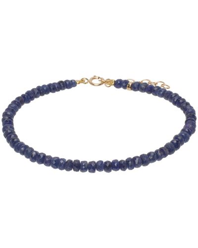JIA JIA Bracelet bleu à saphirs - birthstone - Noir