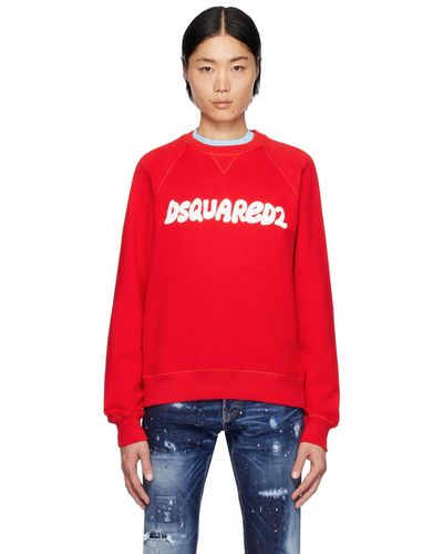 DSquared² Red Cool Fit Sweatshirt