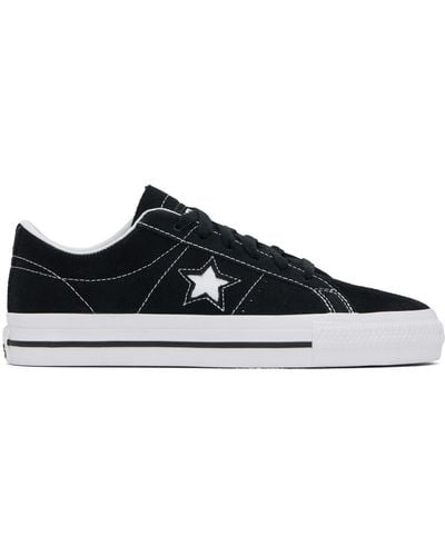 Converse One Star Pro Low Top Sneakers - Black