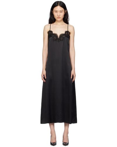 Co. Lace Midi Dress - Black