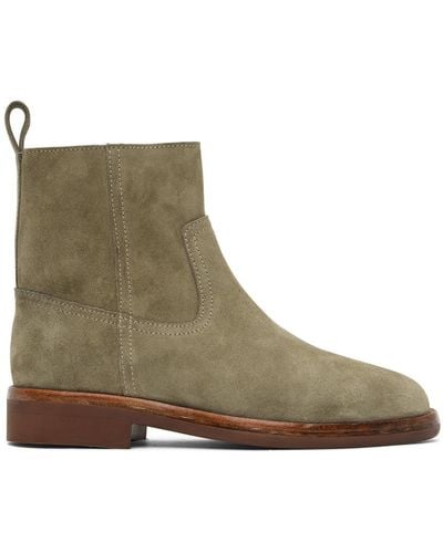 Isabel Marant Taupe Darcus Boots - Green