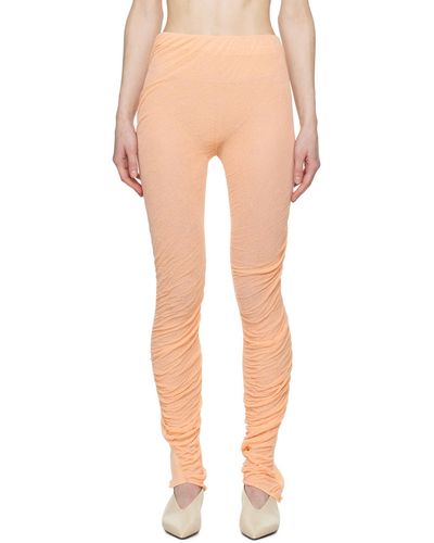 Issey Miyake Legging à fronces ambiguous - Multicolore