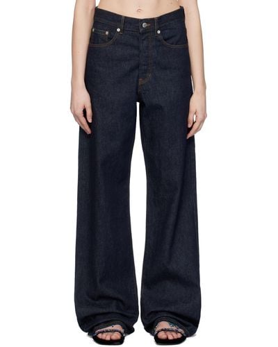 Dries Van Noten Indigo Five-pocket Jeans - Blue