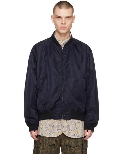 Engineered Garments Brown Insulated Bomber Jacket for Men