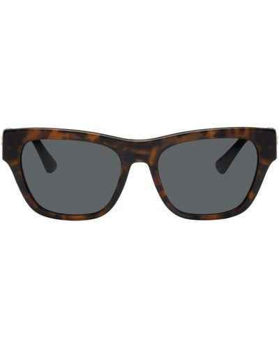 Versace Brown Medusa Legend Sunglasses - Black