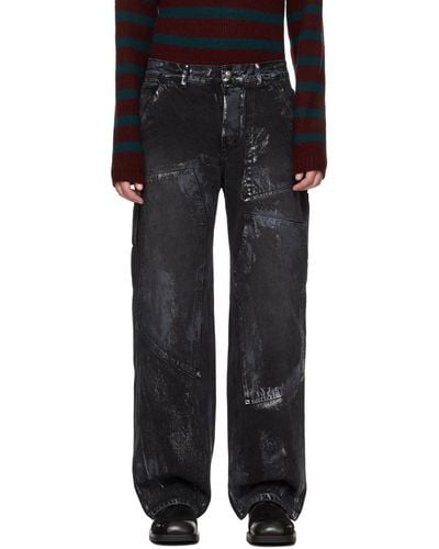 ANDERSSON BELL Coated Jeans - Black