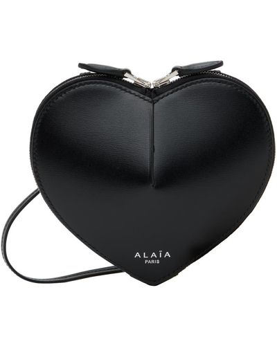 Alaïa Black Mini 'le Cœur' Coin Pouch