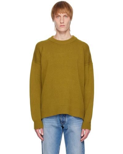 Margaret Howell Fishermans Sweater - Yellow