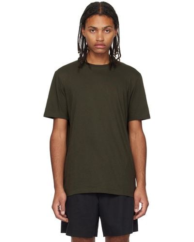 The Row Green Luke T-shirt - Black