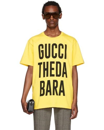 Gucci 'theda Bara' T-shirt - Yellow