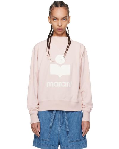Isabel Marant Pull molletonné moby rose - Multicolore