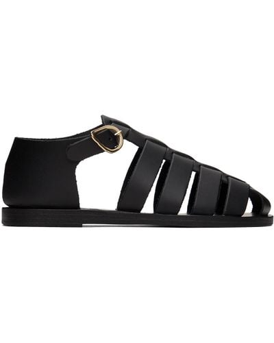 Ancient Greek Sandals Homeria Sandals - Black