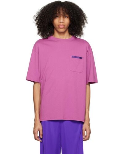 Bluemarble Marble Pocket T-shirt - Purple