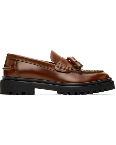 Isabel Marant Brown Leather Frezza Loafers
