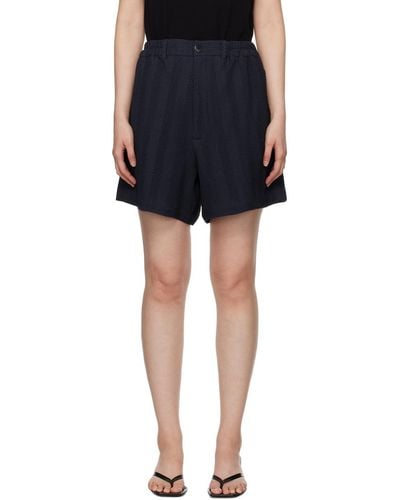 Cordera Herringbone Shorts - Black
