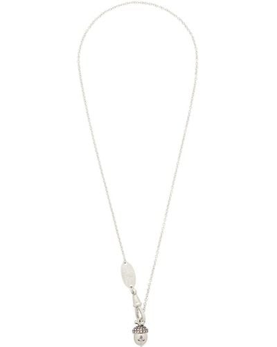 Vivienne Westwood Silver Randolph Acorn Necklace - Metallic
