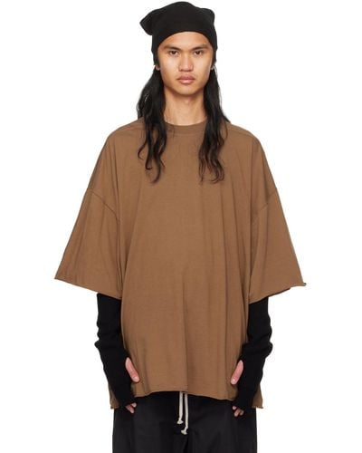 Rick Owens Brown Tommy T-shirt - Multicolor