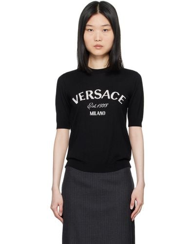 Versace College セーター - ブラック