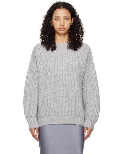 Anine Bing Grey Sydney Sweater