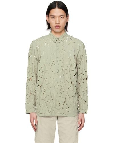 Post Archive Faction PAF Post Archive Faction (paf) Taupe 6.0 Left Shirt - Green
