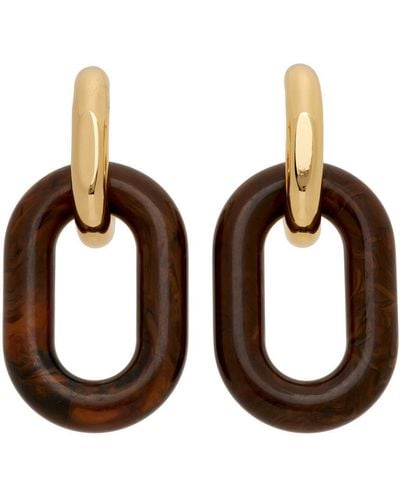 Rabanne Sepia Xl Link Earrings - Multicolour